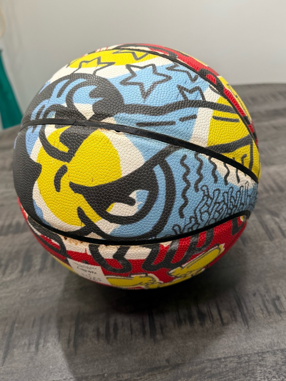 Multicolor Graphic Indoor/Outdoor Basketball